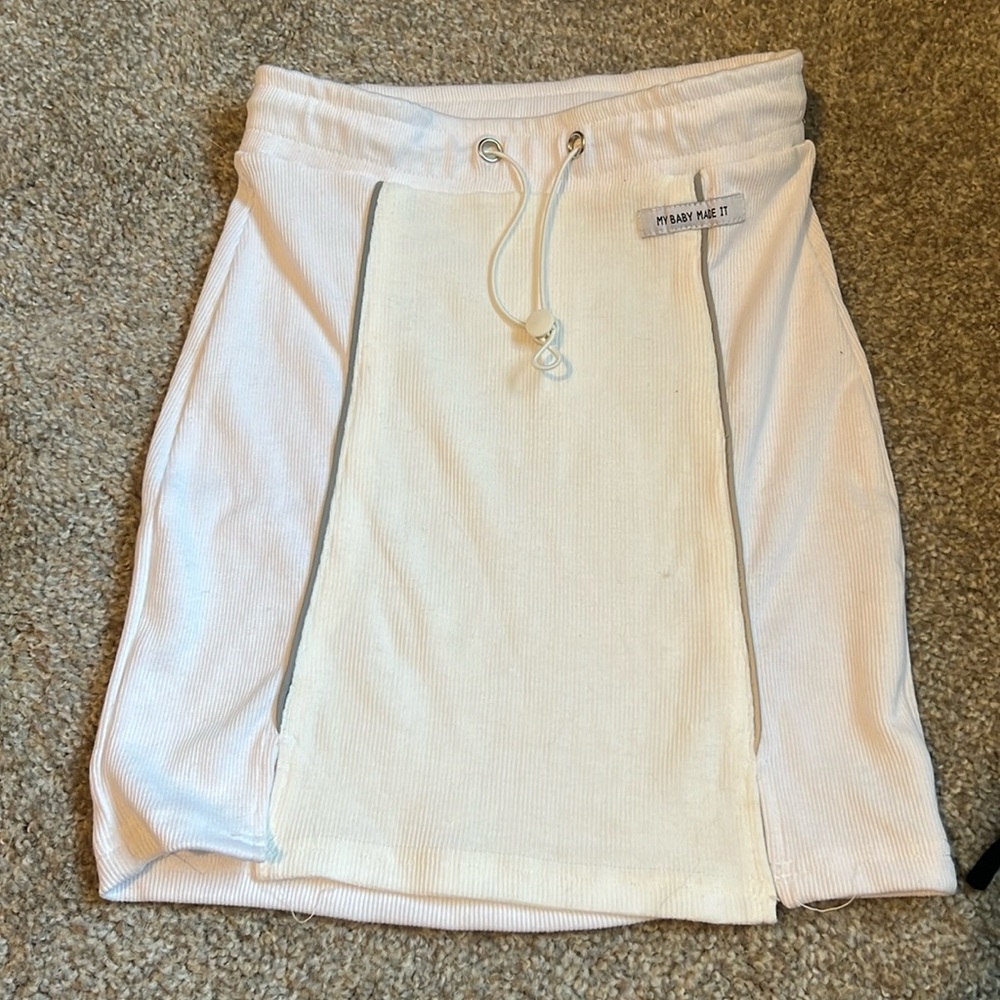 White skirt